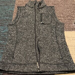 Calvin Klein Black and White Knit Vest Size XS